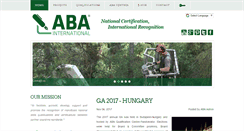 Desktop Screenshot of aba-skills.com